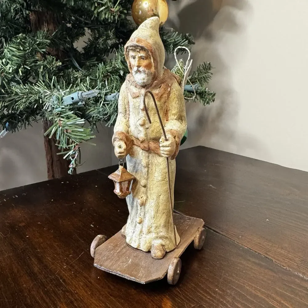 Bethany Lowe Santa Claus Father Christmas St. Nicholas Folk Art 6.5
